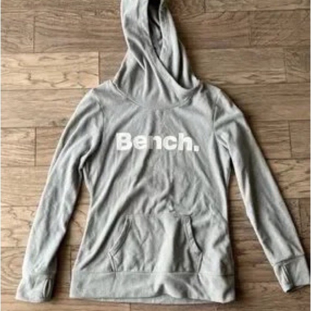 Bench Women's Light Gray Hoodie Top